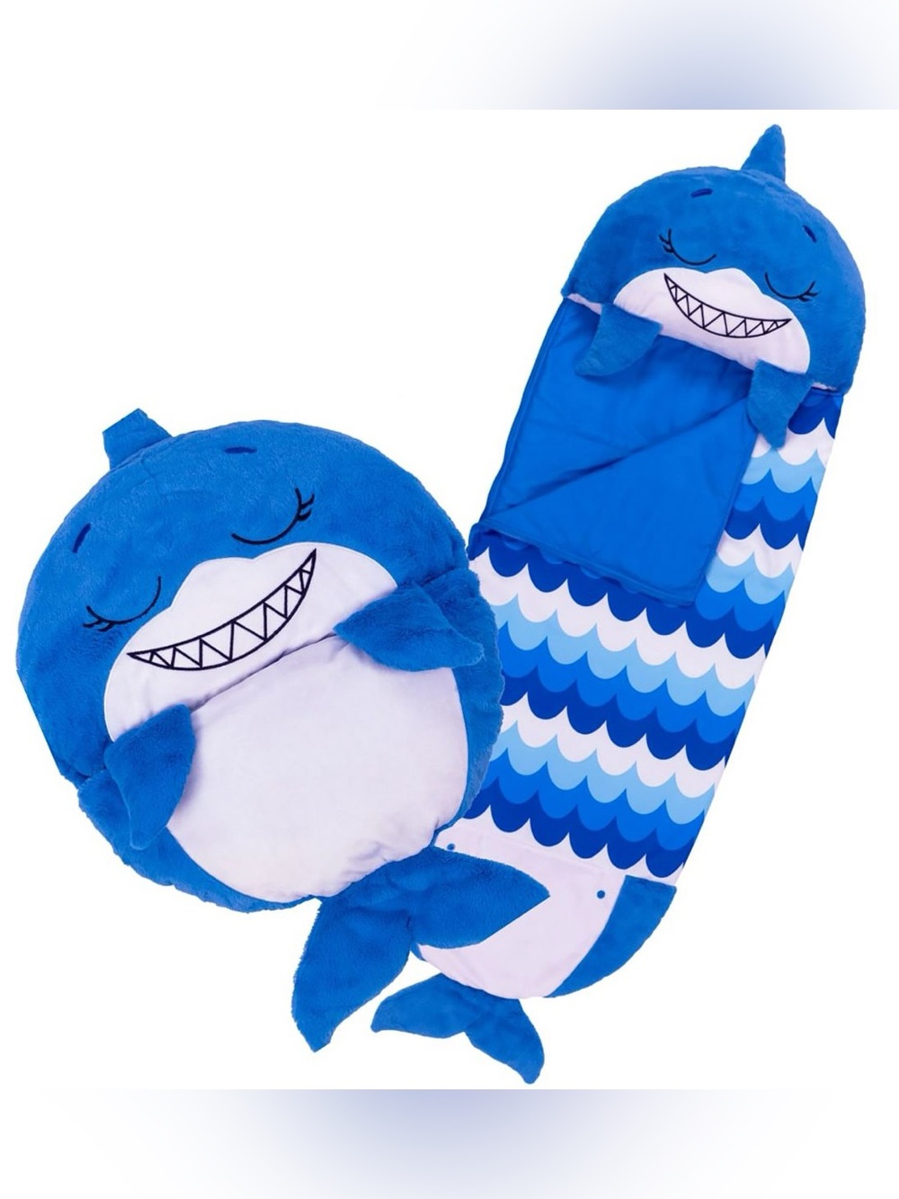 New “Happy Nappers” Large Sleep Sack~Blue Shark 66”x30”